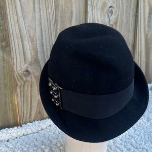 Elegant Black Women's Bowler Hat